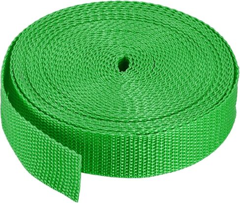 MECCANIXITY Heavyweight Polypropylene Webbing Strap 1" 10 Yards Dark Rose Red Strapping Band for Outdoor in Saudi Arabia