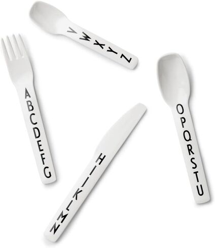 Design Letters Eat & Learn Unbreakable Deep Plate Tritan | BPA Free Reusable Kids Plate for Baby Feeding | Design in Denmark Dinner Plates for Toddler | Children Tableware & Dinnerware Dishwasher Safe in Kuwait