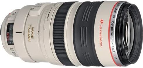 Canon EF 100-400mm f/4.5-5.6L عبارة عن عدسة USM (2577A002) + مجموعة مرشح + حافظة غطاء + مجموعة تنظيف (متجددة) in Saudi Arabia