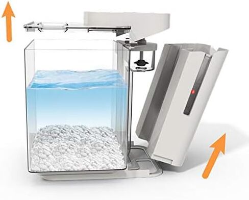 1.35 Gallon Betta Aquarium Provides no Mess, no Stress Maintenance and Includes decoractive Double-Sided Background and Pebbles in Saudi Arabia