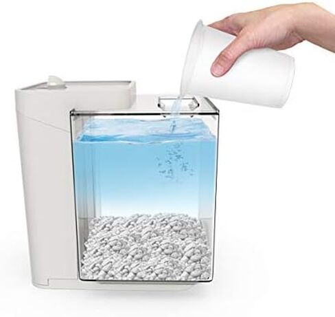 1.35 Gallon Betta Aquarium Provides no Mess, no Stress Maintenance and Includes decoractive Double-Sided Background and Pebbles in Saudi Arabia