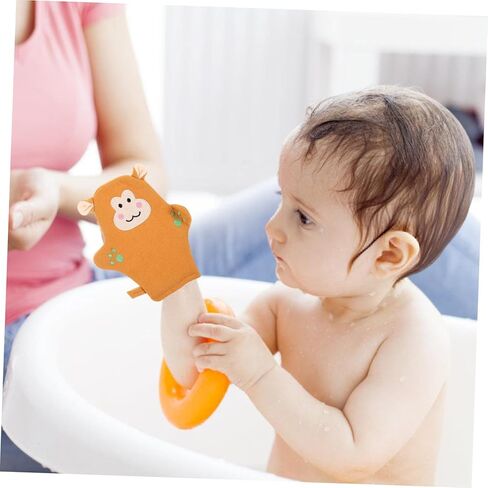 قفازات استحمام من تويفيان، 5 قطع، وسادة جلوس للأطفال، قفازات للجسم، منشفة للجسم لحديثي الولادة، منشفة حمام للأطفال حديثي الولادة، دمية استحمام للأطفال من القطن، قفازات غسيل للأطفال الرضع، قفاز غسيل شبكي in Kuwait