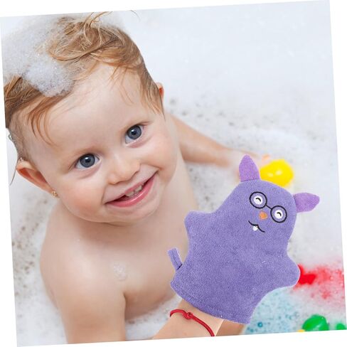 قفازات استحمام من تويفيان، 5 قطع، وسادة جلوس للأطفال، قفازات للجسم، منشفة للجسم لحديثي الولادة، منشفة حمام للأطفال حديثي الولادة، دمية استحمام للأطفال من القطن، قفازات غسيل للأطفال الرضع، قفاز غسيل شبكي in Kuwait