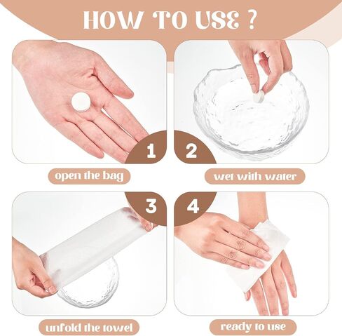 1500 Pcs Mini Compressed Portable Towel Disposable Coin Tissues Bulk Cotton Tissues Camping Wipes Toilet Paper Tablets Facial Washcloth Dehydrated Expandable for Beauty and Outdoor in Saudi Arabia