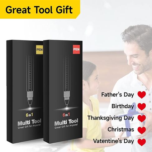 هدايا تخزين للرجال، عبوتين من مجموعة أقلام متعددة الأدوات، هدايا عيد الميلاد للرجال الذين لديهم كل شيء، هدايا الفيل الأبيض للبالغين، أدوات رائعة للرجال، هدايا أدوات فريدة لزوجه الأب in Kuwait