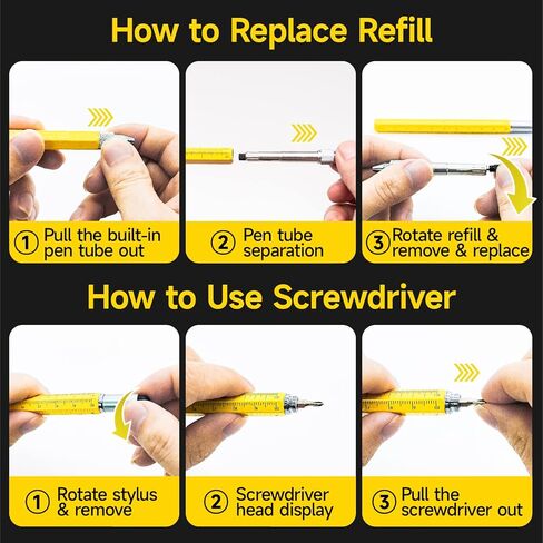 هدايا تخزين للرجال، عبوتين من مجموعة أقلام متعددة الأدوات، هدايا عيد الميلاد للرجال الذين لديهم كل شيء، هدايا الفيل الأبيض للبالغين، أدوات رائعة للرجال، هدايا أدوات فريدة لزوجه الأب in Kuwait