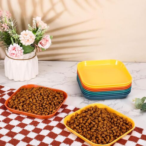 وعاء قطط للتعب من فويامب، 12 قطعة، 6 بوصة، وعاء طعام القطط، طبق تغذية القطط، أطباق للقطط الداخلية، الطعام والماء in Kuwait