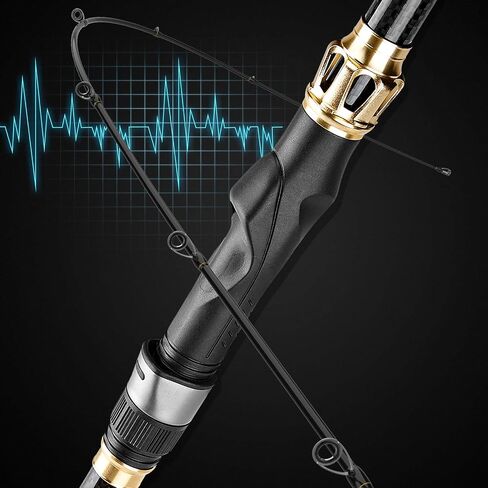 PLUSINNO Fishing Rod and Reel Combo, Telescopic Fishing Pole Kit with Spinning Reel, Tackle Box, Fishing Lures and Travel Carrying Bag, Fishing Gear Gifts for Men in Kuwait