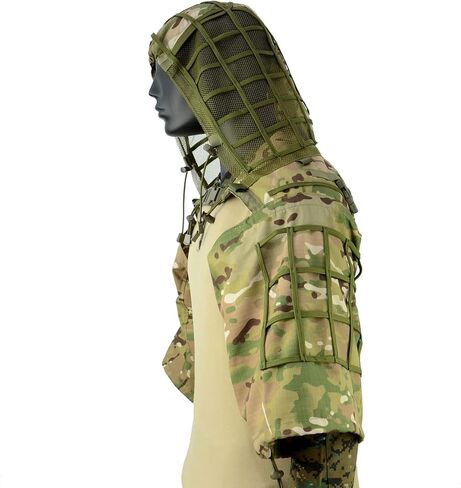 كريم أساس LytHarvest Sniper Ghillie Suit، Ripstop، غطاء رأس Ghillie التكتيكي المموه in Kuwait