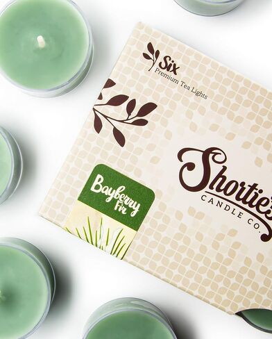 Autumn Splendor Premium Tealight Candles - Highly Scented with Essential Oils - 6 Orange Tea Lights - Beautiful Candlelight - Made in The USA - Christmas & Holiday Collection in Saudi Arabia