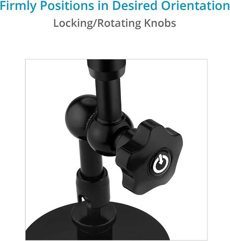 Proaim Gripmag Car Mount with Magnetic Gripper Mechanism. Payload up to 4.5kg / 10lb. For DSLR Cameras. With Magic Arms & Multifunctional Mini Grip Head. (CM-GPMG-01) in Saudi Arabia