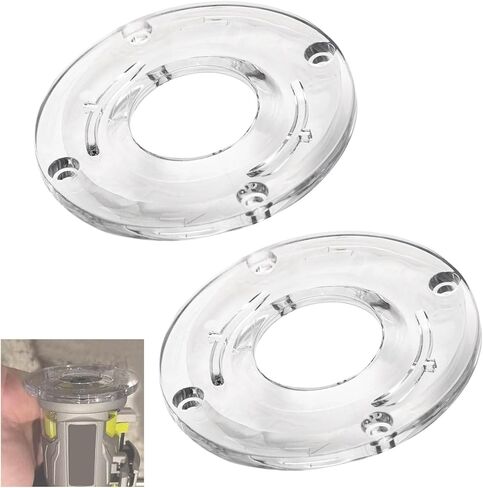 DECKMAN 2 PACK 519233001 قاعدة فرعية مستديرة متوافقة مع جهاز توجيه النخيل اللاسلكي Ryobi P601 وRidgid R2401 in Kuwait