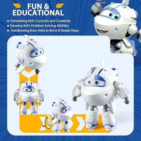 Super Wings - Transforming Astra Toy Figure | Spaceship | Bot | 5" Scale in Kuwait