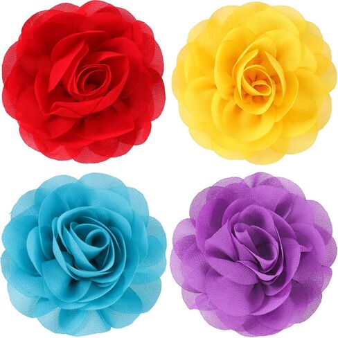 WILLBOND 4pcs Dog Collar Flower PET Bow Accessories in Saudi Arabia