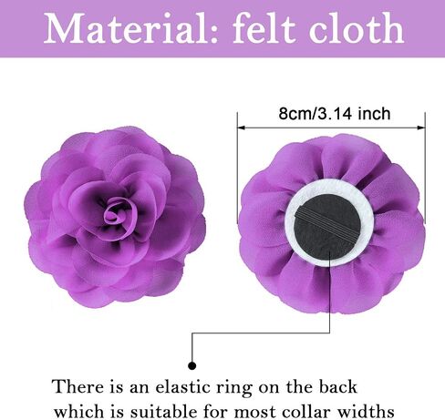 WILLBOND 4pcs Dog Collar Flower PET Bow Accessories in Saudi Arabia