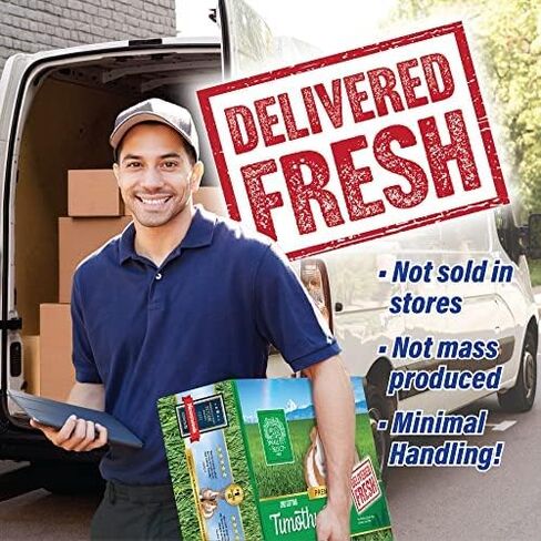 أغذية الحيوانات الأليفة الصغيرة المختارة من قش الشوفان، علاج لذيذ للأرانب وخنازير غينيا والحيوانات الصغيرة الأخرى، إضافات غذائية للأكل الذين يصعب إرضاءهم، 12 أونصة in Kuwait