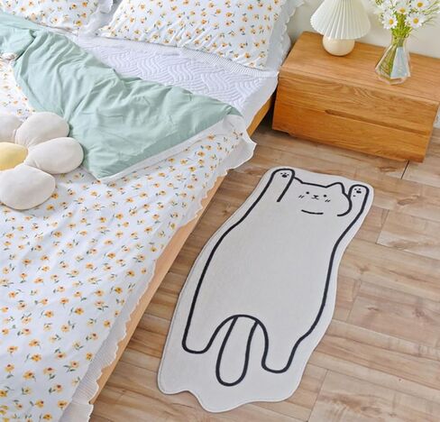 Gydthdeix 1 قطعة حصيرة الحمام القط لطيف سجادة حمام الكلمة حصيرة لطيف ماصة عدم الانزلاق سوبر لينة دش حصيرة الكرتون الأطفال غرفة اللعب الكلمة حصيرة لطيف غرفة نوم حصيرة مجموعة قابلة للغسل في الغسالة in Kuwait