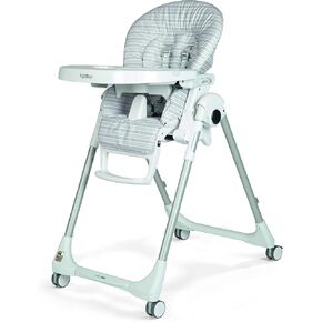 Prima Pappa Zero 3 - High Chair - for Children Newborn to 3 Years of Age - Made in Italy - Gold (White & Gold)