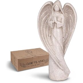 Goetland Desert Angel Statue Sympathy Gift Remembrance Figurines for Comfort Grieving, Express Condolences, Loss of Loved One, Memorial Gift for Family, Friend