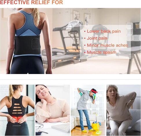 سيرفري حزام علاج بالاشعة تحت الحمراء الحمراء لتخفيف الالام، كومبو 660 نانومتر و850 نانومتر، وسادة لف مرنة قابلة للارتداء مع مؤقت للخصر والظهر والكتف in Kuwait