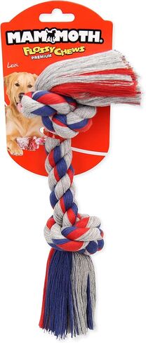 حبل ملون من مزيج القطن من ماموث بيت برودكتس، صغير، 15.24 سم، متعدد الألوان (20000 فولت) in Kuwait