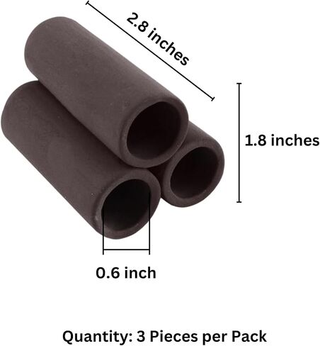 SunGrow Betta & Shrimp Ceramic Shelters, 2.8 x 1.8 x 0.6 Inches, Small Reptile & Lizard Hiding Cave Connected Tubes, Aquarium Decor in Saudi Arabia