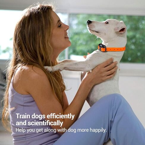 اطواق تدريب الكلاب، طوق صدمات للكلاب مع جهاز تحكم عن بعد 2600 قدم، 3 اوضاع صدمة اهتزاز، مقاوم للماء بدرجة IPX7، ضوء ليد، شحن USB، طوق نباح الكلاب لتدريب الكلاب الصغيرة والمتوسطة والكبيرة in Kuwait