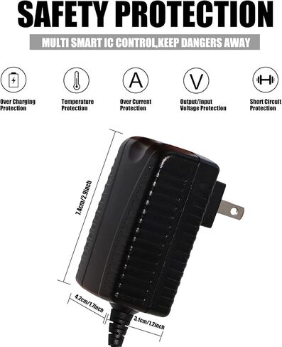 شاحن الطاقة لـ Dogtra Super-X 3502NCP ARC 1902S 1900S Edge 2300NCP 2500T&B 3500NCP طوق المدرب، سلك 10 فولت in Kuwait