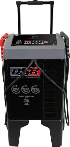Schumacher Electric DSR124 ProSeries Car Battery Charger - 330 Peak Amps - 6v / 12v / 24v Battery Charger - Fully Automatic Battery Maintainer for SUVs, Trucks, Large Engines & Shop/Dealer Use in Saudi Arabia