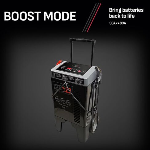 Schumacher Electric DSR124 ProSeries Car Battery Charger - 330 Peak Amps - 6v / 12v / 24v Battery Charger - Fully Automatic Battery Maintainer for SUVs, Trucks, Large Engines & Shop/Dealer Use in Saudi Arabia