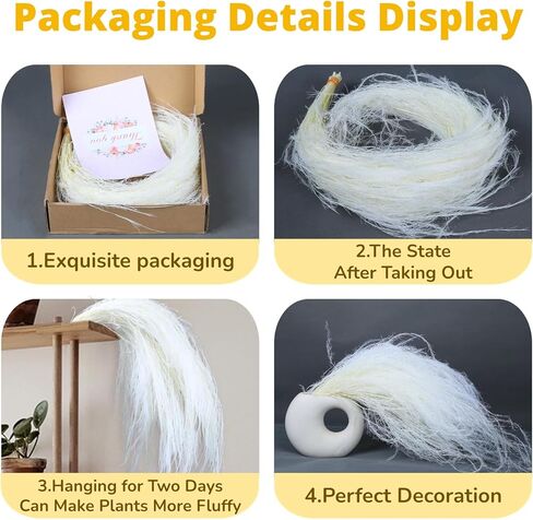 30"-35" Tall Dried Bleached Hanging Amaranthus Flowers for Decor, Bleached Wisteria White Vine Hanging Plants Flowers for Wedding Boho Home Hotel Wall Decoration, Floral Arrangement in Kuwait