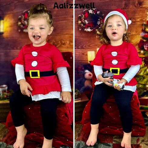 Aalizzwell Toddler Girls Valentines Day Outfit in Saudi Arabia