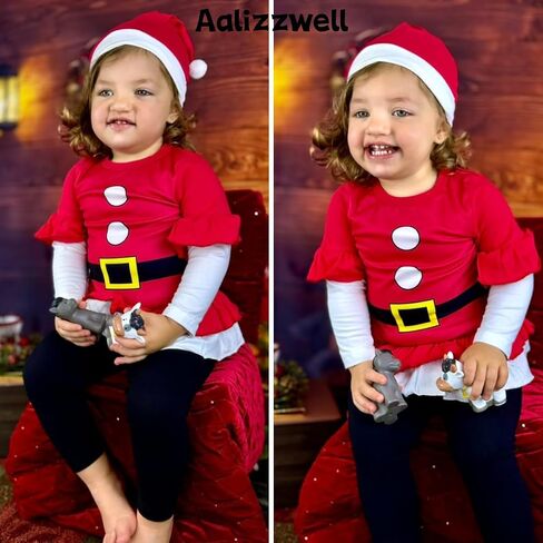 Aalizzwell Toddler Girls Valentines Day Outfit in Saudi Arabia