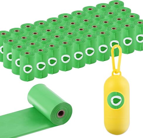 FluffyDream Dog Poop Bags with Dispenser, Pet Waste Bags Doggie Bags, Guaranteed Leak Proof and Extra Thick Waste Bag Refill Rolls For Dogs,Lavender Scented,150 Bags with Holder,13 Inch x 9 Inch in Kuwait