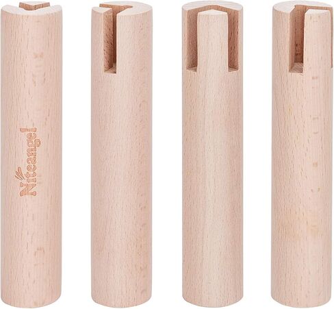 مجموعة Niteangel من ركائز خشب الزان للرفع والإعداد الآمن لمنزل المتاهة من سلسلة متعددة الغرف (مجموعة من 5 ركائز (4.33 بوصة ارتفاع)) in Kuwait