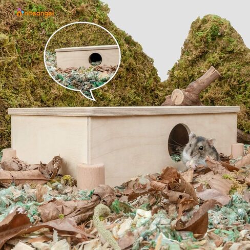 مجموعة Niteangel من ركائز خشب الزان للرفع والإعداد الآمن لمنزل المتاهة من سلسلة متعددة الغرف (مجموعة من 5 ركائز (4.33 بوصة ارتفاع)) in Kuwait