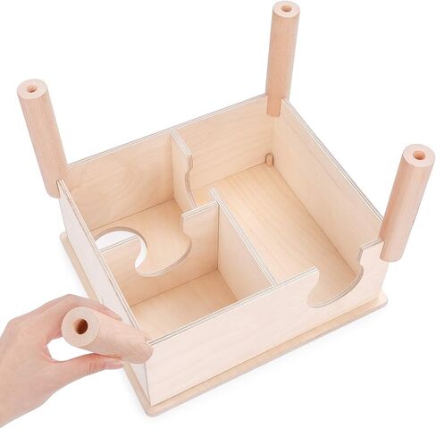 مجموعة Niteangel من ركائز خشب الزان للرفع والإعداد الآمن لمنزل المتاهة من سلسلة متعددة الغرف (مجموعة من 5 ركائز (4.33 بوصة ارتفاع)) in Kuwait