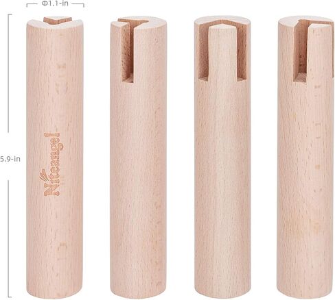 مجموعة Niteangel من ركائز خشب الزان للرفع والإعداد الآمن لمنزل المتاهة من سلسلة متعددة الغرف (مجموعة من 5 ركائز (4.33 بوصة ارتفاع)) in Kuwait