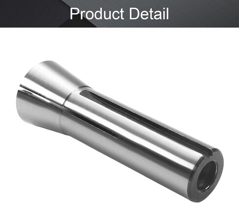 Utoolmart R8 Precision Round Spring Collet, R8 Collet, Precision R8 Collet Set, 20mm Mill Chuck Holder, 65Mn Spring Steel, 7/16-20UNF Thread, Taper Spindle R8 Collets for Mill Machine, 1 Pcs in Saudi Arabia