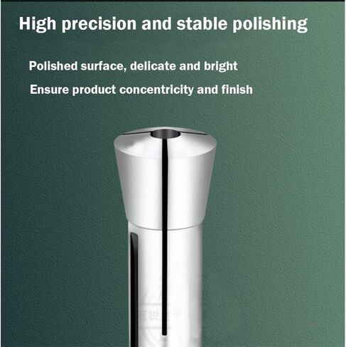 Utoolmart R8 Precision Round Spring Collet, R8 Collet, Precision R8 Collet Set, 20mm Mill Chuck Holder, 65Mn Spring Steel, 7/16-20UNF Thread, Taper Spindle R8 Collets for Mill Machine, 1 Pcs in Saudi Arabia