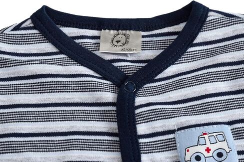 kavkas Baby Romper Jumpsuit One Piece Coverall for Infant Boys and Girls 100% Cotton 0-12 Months in Kuwait