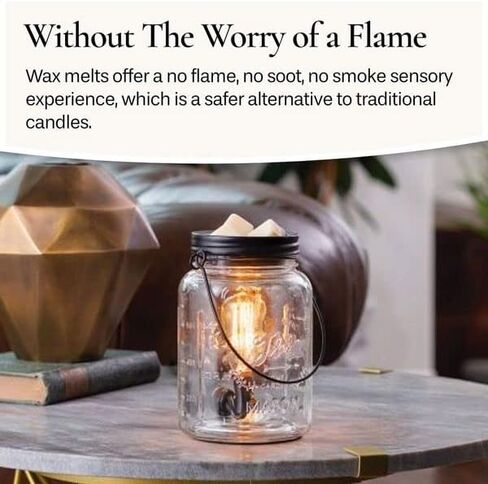 كاندل وارمرز ETC شمع كلاسيكي يذوب 2.5 أونصة، عطر كتان منعش (4 عبوات) - تحتوي كل عبوة على 4 × 2.5 أونصة من الشمع الذائب و30 ساعة من العطر - مثالي لغرف النوم وغرف المعيشة والحمامات in Kuwait