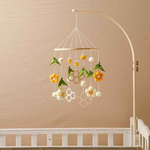 سرير أطفال متنقل للأولاد والبنات/النحل، سرير أطفال متنقل/سرير أطفال متنقل/كرة لباد محايدة للجنسين، متنقل/سقف متنقل in Kuwait