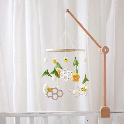 سرير أطفال متنقل للأولاد والبنات/النحل، سرير أطفال متنقل/سرير أطفال متنقل/كرة لباد محايدة للجنسين، متنقل/سقف متنقل in Kuwait