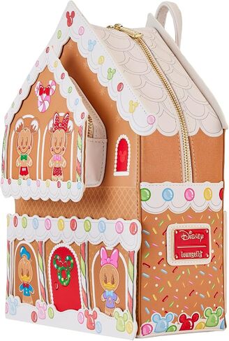 حقيبة ظهر صغيرة من Loungefly X Disney Mickey and Friends Gingerbread House - عشاق ديزني من Disneybound in Saudi Arabia