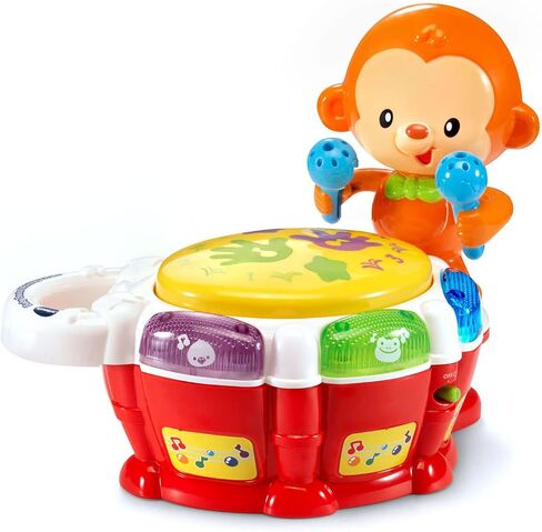 VTech Baby Beats Monkey Drum includes Toy Drum^AAA Battery (3)^Manual in Saudi Arabia