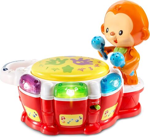 VTech Baby Beats Monkey Drum includes Toy Drum^AAA Battery (3)^Manual in Saudi Arabia