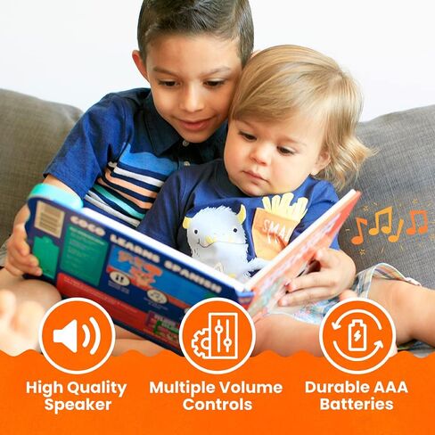 كوكو يتعلم المجلد الاسباني. 2 | كتاب موسيقي إسباني ولعبة ثنائية اللغة للأطفال الصغار والرضع؛ Libros en Español para Niños؛ كتاب الأطفال الإسباني وكتاب الأطفال؛ تعلم اللغة الإسبانية للأطفال، Niñas، Niños، Bebes in Saudi Arabia