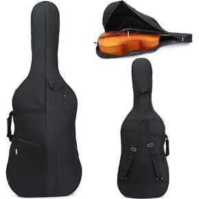 Cello Case Soft Padded for Cello 1/4, Cello Travel Gig Bag with Multiple Pockets, Thick Padded Cello Gig Bag with Adjustable Shoulder Straps & Handle in Kuwait