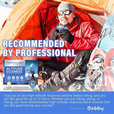 TUHIMO Altitude Sickness Prevention Patches | Pack of 50, Effective High Altitude Sickness Treatment Fights Symptoms in Kuwait